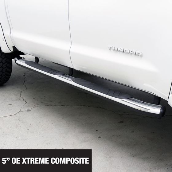 5 OE Xtreme Composite SideSteps Kit  87 Long Chrome  Mounting Brackets 1
