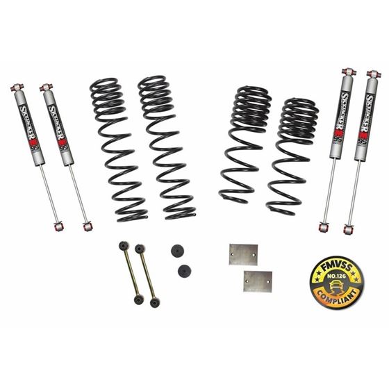 Suspension Lift Kit wShock 115 Inch Lift 1819 Jeep Wrangler Unlimited Rubicon Incl Frt And Rear Dual