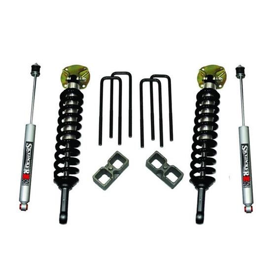 Suspension Lift Kit wShock 3 Inch Lift 0515 Toyota Tacoma Incl Front CoilOver Shocks Front Coil Spri