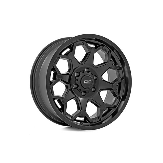 80 Series Wheel One-Piece Semi Gloss Black 20x10 6x5.5 -19mm (80201812) 1