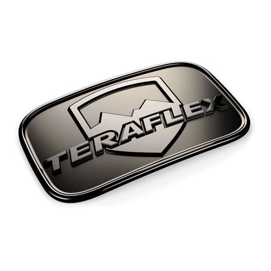 Jeep JK/JKU License Plate Delete Badge 07-18 Wrangler JK/JKU TeraFlex-1