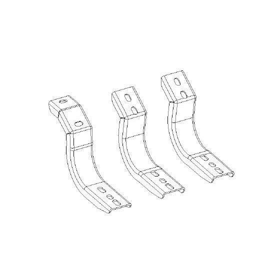 OE Xtreme Cab Length Side Steps - MOUNTING BRACKETS ONLY (6844325) 1