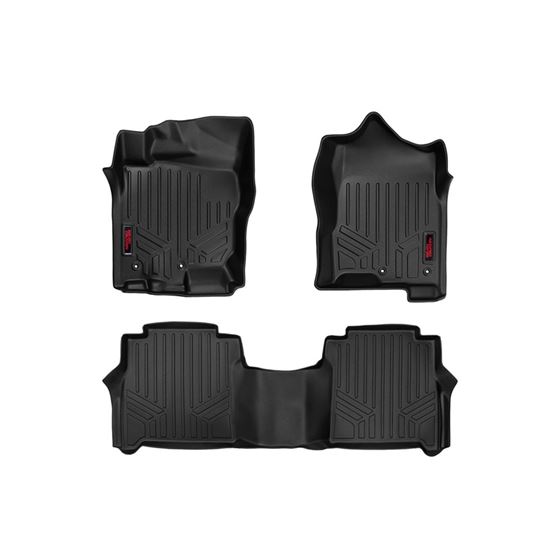 Floor Mats FR and RR Crew Cab Nissan Titan (17-24)/Titan XD (16-24) (M-81712) 1