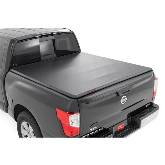 Soft Tri-Fold Bed Cover 5'7" Bed Nissan Titan 2WD/4WD (2017-2024) (41816550A) 1