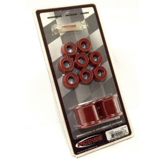 Front Swaybar Bushing Kit Red 1-1/8 Inches; 87-95 Jeep Wrangler YJ