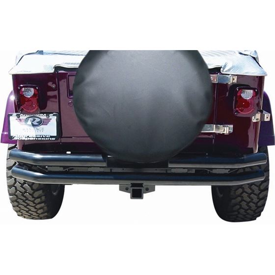 Double Tube Rear Bumper with Receiver