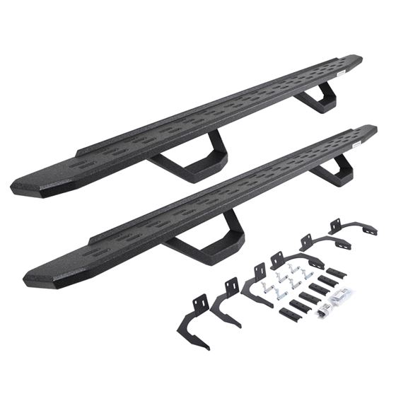 RB30 Running Boards with Mounting Brackets 2 Pairs Drop Steps Kit (6961068720T) 1