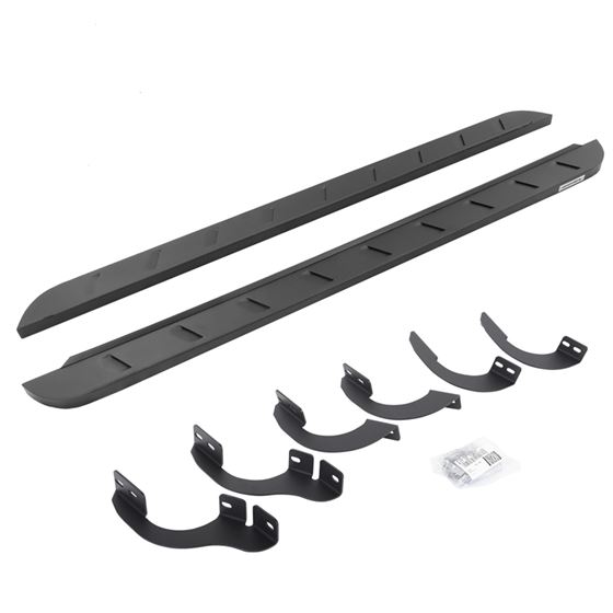 63442568SPC RB10 Slim Line Running Boards with Mounting Brackets Kit