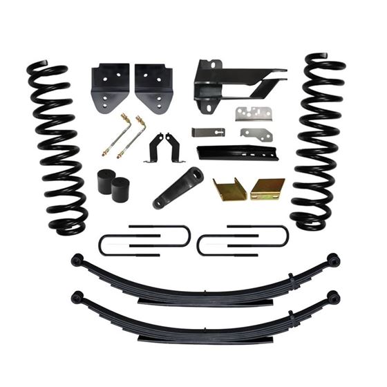 Lift Kit 6 Inch Lift Includes Front Coil Springs Rear Leaf Springs 1719 Ford F250 F350 Super Duty Ga