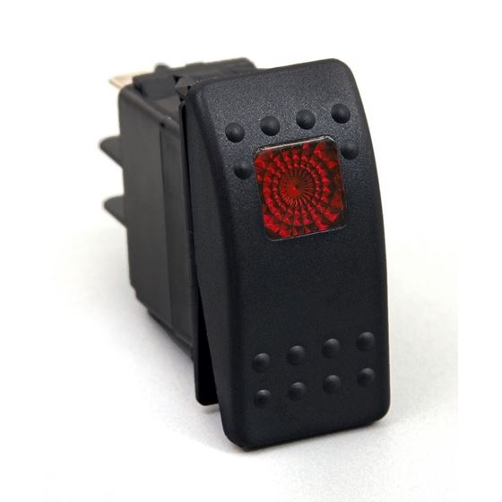 Rocker Switch Red Light 20 AMP Single Pole 1