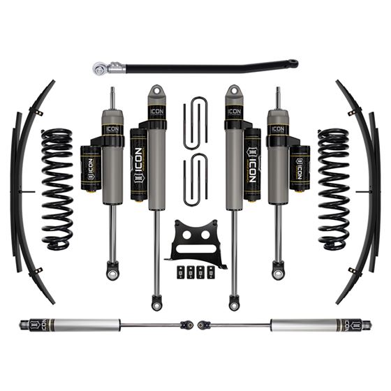 11-16 Ford F250/F350 4WD 2.5" Lift Stage 4 Suspension Sys w/ Leaf Spring (K62584) 1