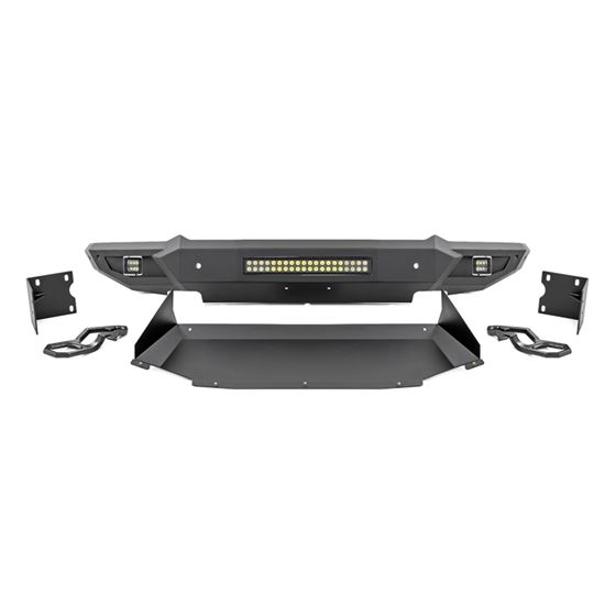 Front Bumper w/Skid Plate and Tow Hooks Ram 1500 2WD/4WD (19-24) (10808ATH) 1