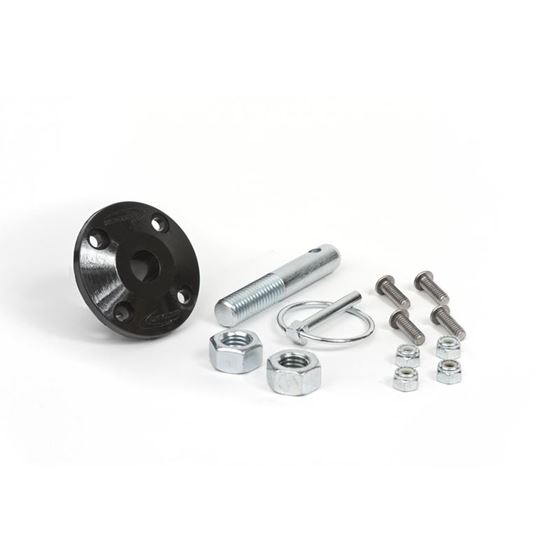 Hood Pin Kit Black Single Includes Polyurethane Isolator Pin Spring Clip and Related Hardware 1