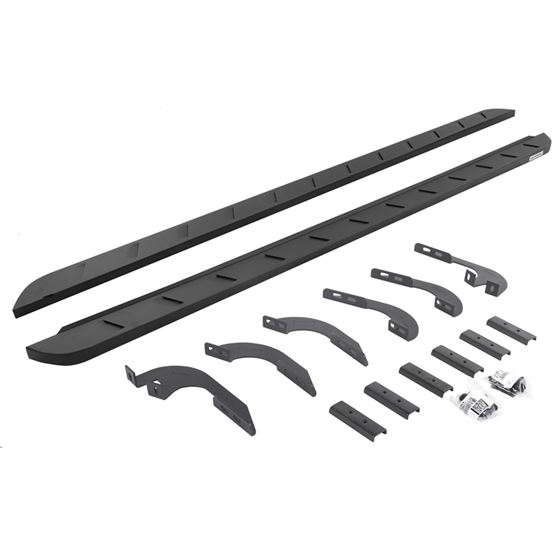 RB10 Slim Line Running Boards with Mounting Brackets Kit - Double Cab Only (63443280SPC) 1