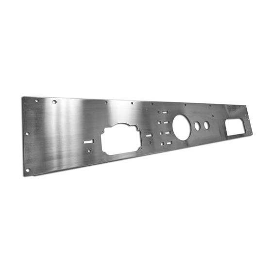 Dash Panel Holes Stainless Steel; 76-86 Jeep CJ Models