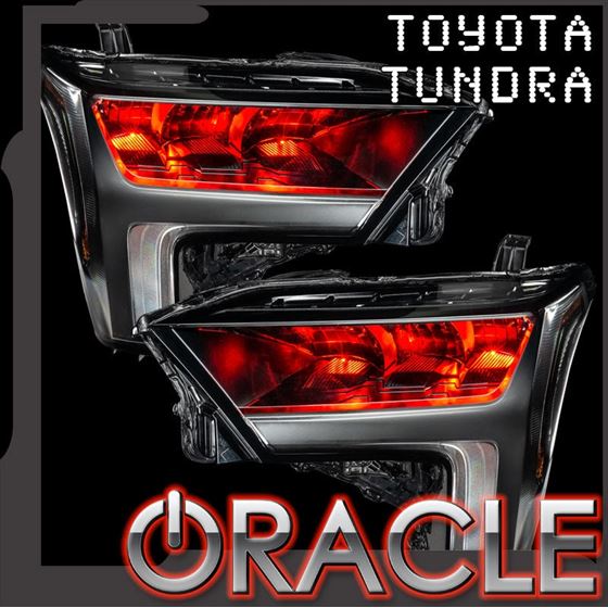 2022+ Toyota Tundra Color shift RGB Demon Eye Headlight Upgrade Kit (1474-334) 3