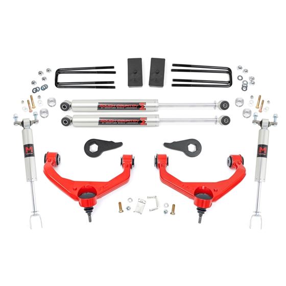 3.5 Inch Lift Kit M1 w/ Overloads Chevy/GMC 2500HD/3500HD (11-19) (97540RED) 1