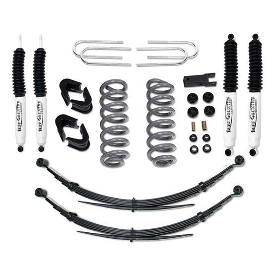 4 Inch Lift Kit 7879 Ford Bronco with Rear Leaf Springs w SX8000 Shocks Tuff Country 1