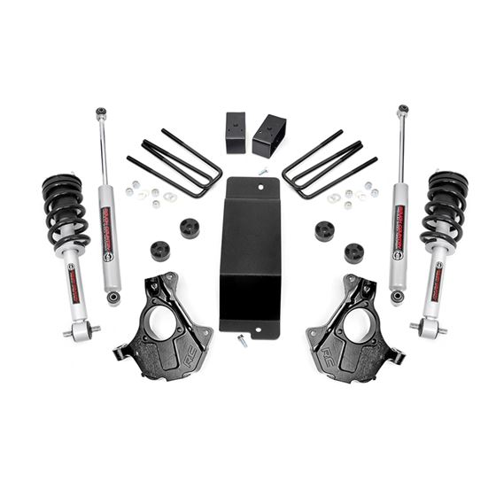 3.5 Inch Lift Kit Cast Steel LCA FR N3 Chevy/GMC 1500 (14-18 and Classic) (12432) 1