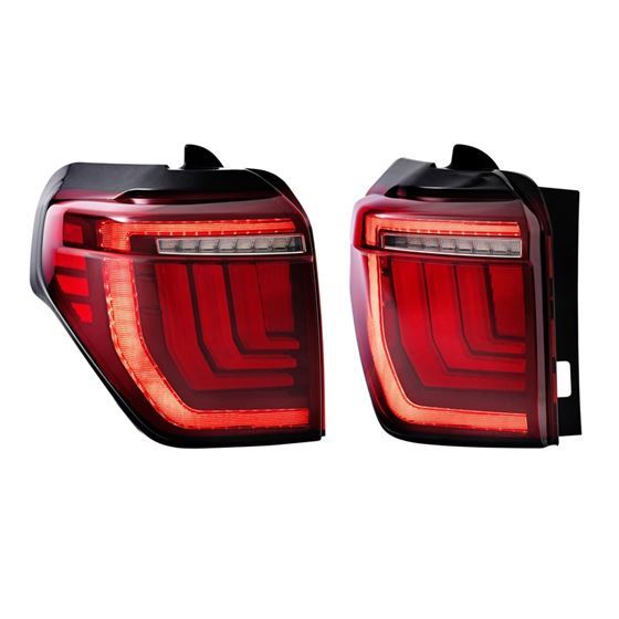 XB LED Tail Lights: Toyota 4Runner (10-24) (Pair / Red) (Gen 2) (LF738) 3