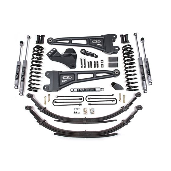 2005-2007 Ford F250-F350 4wd 4in. Radius Arm Suspension Lift Kit Gas (1936H)