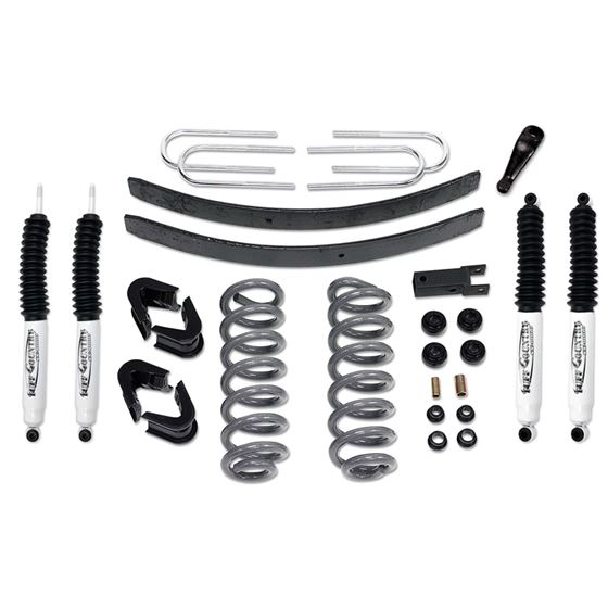 4 Inch Lift Kit 7379 Ford F150 w SX8000 Shocks Fits Models with 25 Inch wide Rear Springs Tuff Count