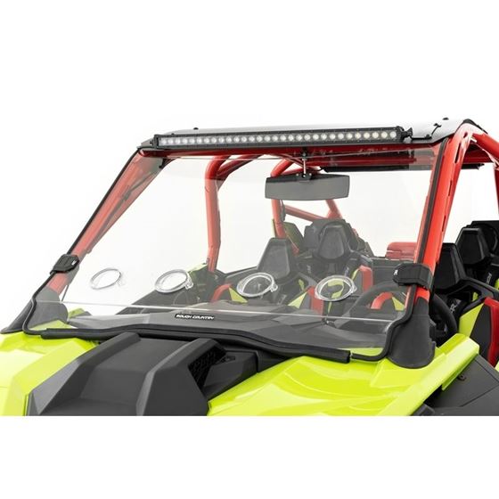 Vented Full Windshield Scratch Resistant Polaris RZR Turbo R (98202210) 1