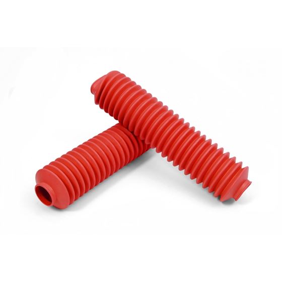 Fork Boot 10.75 Inch Travel 12 Inch Extended 1.25 Inch Collapsed Red