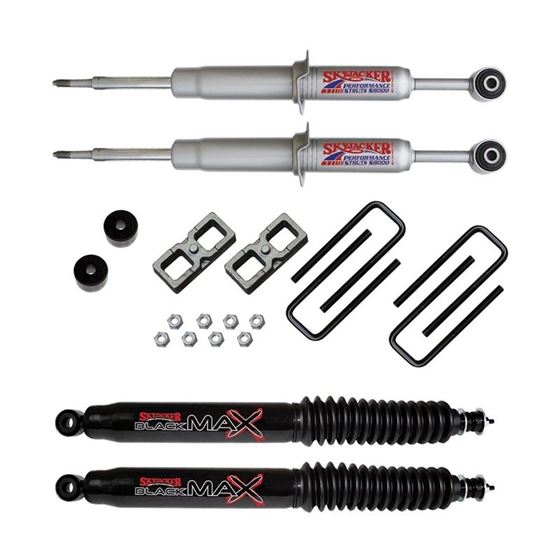 Suspension Lift Kit wShock 3 Inch Lift 0515 Toyota Tacoma Incl Front Struts Front Diff Drop Kit Rear