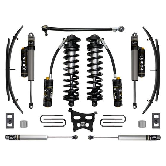 23 Ford F250/F350 2.5-3" Stage 4 Coilover Conversion System W/ Expansion Packs (K63164L)