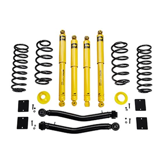 2-Inch Suspension Lift Kit with Front/Rear Coil Springs Front/Rear Shocks Front Lower Control Arms F