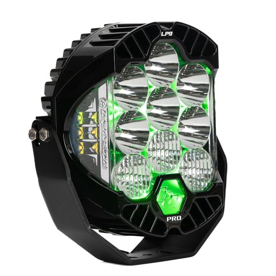 LP9 Pro LED Auxiliary Light Pod Light Pattern Driving/Combo Green Backlight  (320016) 1