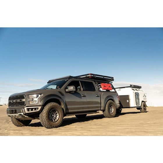 Ford Raptor/F150 Cab Height Bed Rack 5 Foot 6 Inch Bed Length Powdercoat Black10-Pres Ford Raptor 3