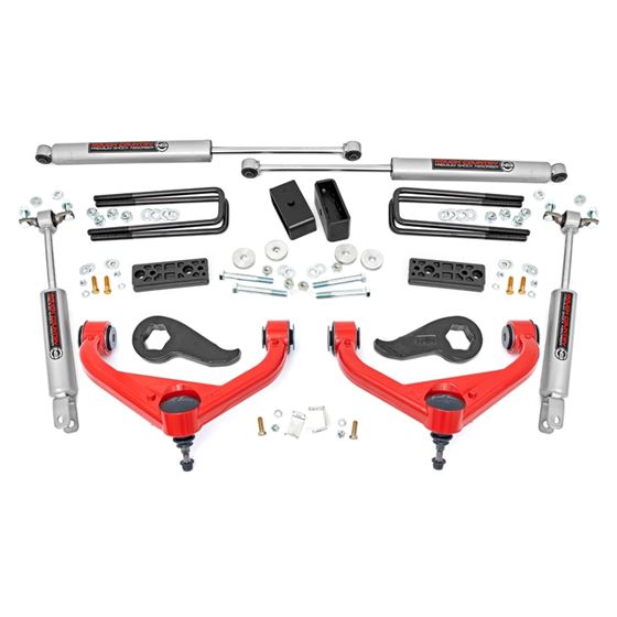 3 Inch Lift Kit Chevy/GMC Sierra 3500 HD/Silverado 3500 HD 2WD/4WD (20-24) (95630RED) 1