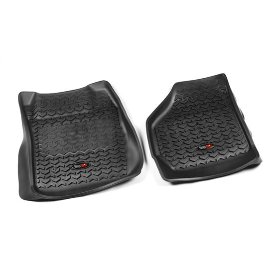 Floor Liners Front Black; 99-07 Ford F-250/F-350 Ext/Reg/SuperCrew