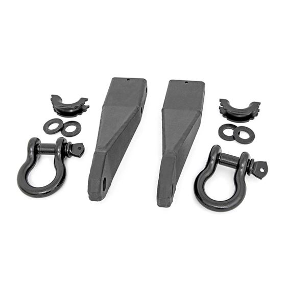 Tow Hook Brackets D-Ring Combo GMC Sierra 2500 HD 2WD/4WD (2020-2024) (RS159) 1