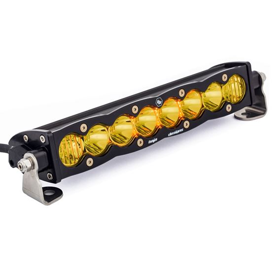 10 Inch LED Light Bar Driving Combo Amber Lens Pattern S8 Series 1