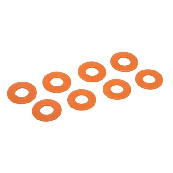 D-RING  Shackle Washers Set Of 8 Fl  Orange 1