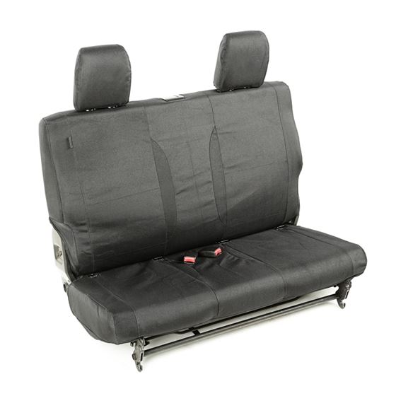 Elite Ballistic Seat Cover Rear Black 2 Door; 11-16 Wrangler JK
