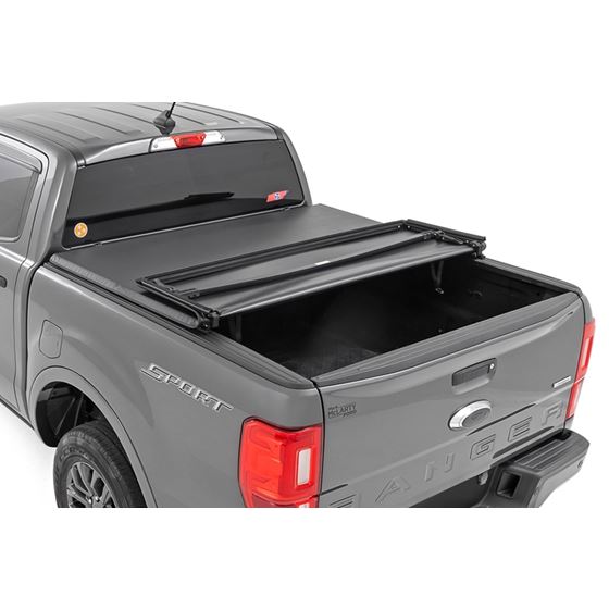 Bed Cover - Tri Fold - Soft - 5' Bed - Ford Ranger 2WD/4WD (19-23) (41219500) 1