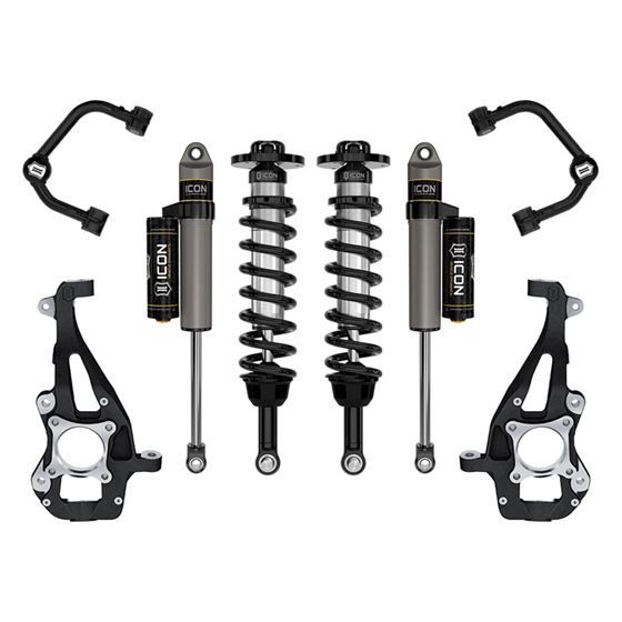 2021-2023 Ford F-150 4WD 3.5-4.5" Lift Stage 2 Suspension System Tubular UCA (K93142T) 1