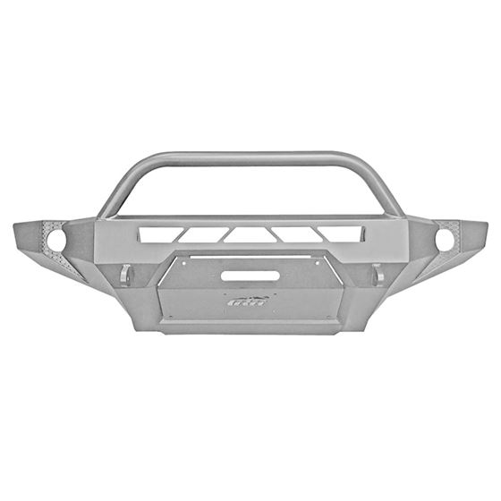 5th Gen Toyota 4Runner Baja Front Bumper 2014-2020 Powdercoat Black Steel 1