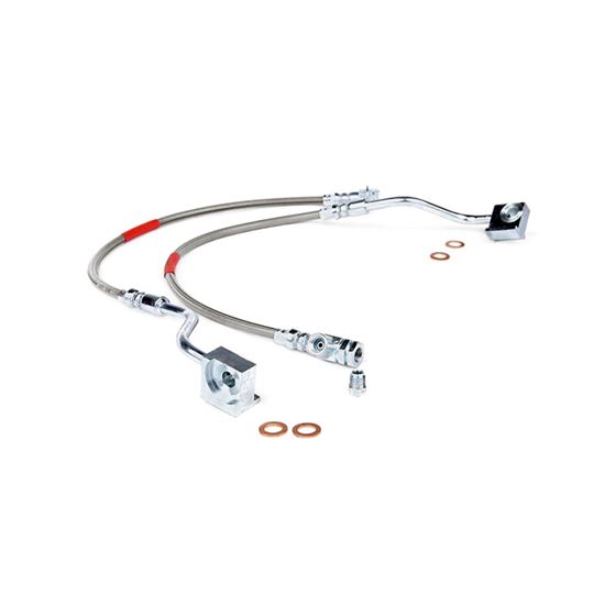 Extended Front Stainless Steel Brake Lines 8096 F150Bronco 1