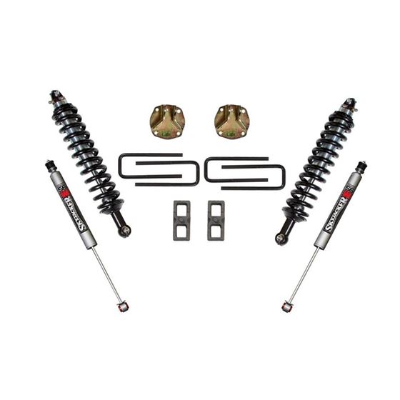 Suspension Lift Kit wShock 3 Inch Lift 0719 Toyota Tundra Incl Front Coil Over Shocks Front Coil Spr