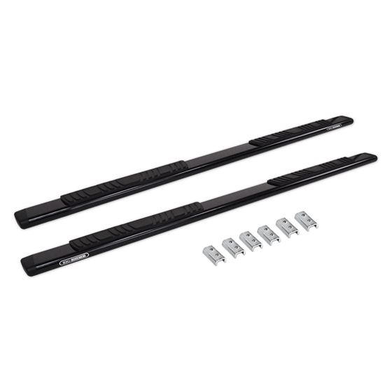 5" OE Xtreme Low Profile SideSteps - 80" Long - Black - Bars Only (650080B) 1