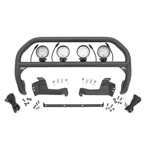 Ford Nudge Bar w/4" Round LEDs (2021 Bronco S