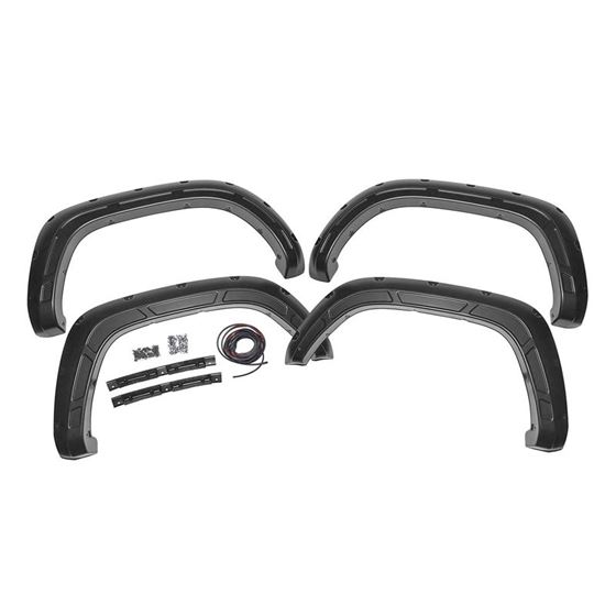 Fender Flares Defender 218 Midnight Black Metallic Toyota Tacoma (16-23) (A-T11621-218) 1