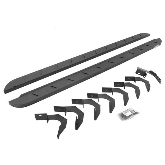 RB10 Slim Line Running Boards with Mounting Brackets Kit (63404880ST) 1