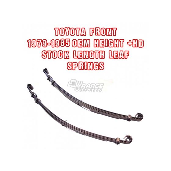 Toyota Pickup Front Leaf Spring Solid Axle Single 7985 Toyota Pickup No Bushings 1