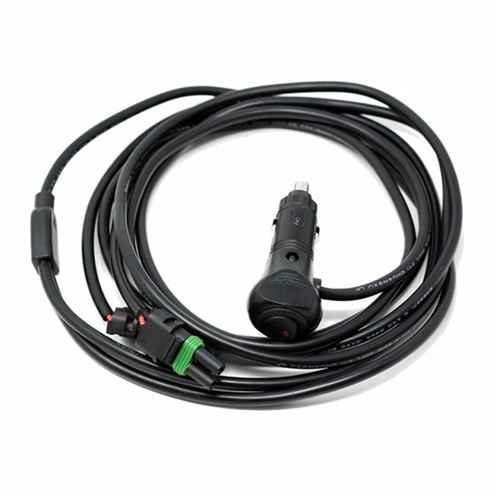 10 Foot Wire Harness w/12v Cigarette Plug-2 Light Max 85 Watts 1